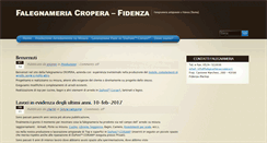 Desktop Screenshot of falegnameriacropera.it